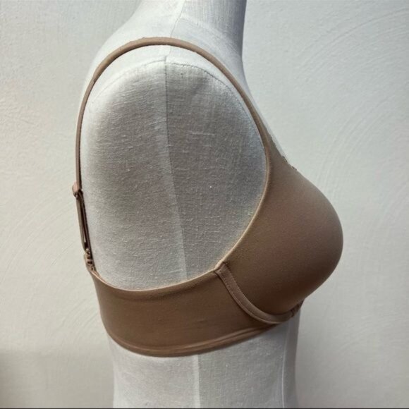 Victoria’s Secret Body By Victoria Padded Perfect Coverage Beige Sz 32DD - Picture 3 of 7